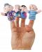 Комплект кукли за пръсти Iso Trade - 6 броя - 3t