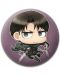 Комплект значки ABYstyle Animation: Attack on Titan - Chibi Characters - 6t
