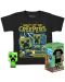 Комплект Funko POP! Collector's Box: Games - Minecraft - Blue Creeper (Glows in the Dark) - 1t