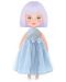 Комплект дрехи за кукла Orange Toys Sweet Sisters - Синя сатенена рокля - 2t