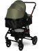 Комбинирана детска количка Lorelli - Alba, Premium, Loden Green - 5t
