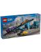 Конструктор LEGO City - Камион за превоз на спортни автомобили (60408) - 1t