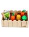 Комплект дървени играчки Lelin - Зеленчуци за засаждане - 3t
