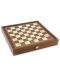 Комплект шах и табла Manopoulos - Цвят орех, 41 x 41 cm - 6t