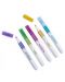 Комплект блестящи маркери Kidea - с брокат, 5 цвята - 3t