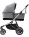 Комбинирана бебешка количка 2 в 1 Thule - Sleek, Grey Melange Aluminum - 3t