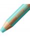 Комплект цветни моливи Stabilo Woody 3 in 1 - 6 пастелни цвята, с острилка - 3t