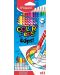 Комплект моливи Maped Color Peps Oops - 12 цвята, изтриваеми - 1t