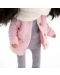 Комплект дрехи за кукла Orange Toys Sweet Sisters - Розово яке с шал - 3t
