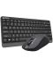 Комплект мишка и клавиатура A4tech - FG1112 Fstyler, безжичен, черен - 2t