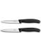 Комплект от 2 ножа за плодове Victorinox - Swiss Classic, 10 cm, черни - 1t