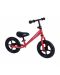 Колело за баланс Kiddimoto - Super Junior, червен металик - 1t