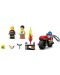 Конструктор LEGO City - Спасителен пожарен мотоциклет (60410) - 4t