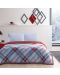 Комплект за спалня с одеяло TAC - Rialta, червен - 2t