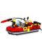 Конструктор Alleblox Fire Brigade - Пожарна лодка, 118 части - 2t