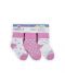 Комплект бебешки термо чорапи KikkaBoo - Памучни, 2-3 години, 3 чифта, розови - 1t