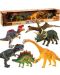 Комплект фигури Kruzzel - Динозаври, 6 броя - 2t