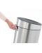 Кош за отпадъци Brabantia - Touch Bin New, 30 l, Metallic Grey - 6t