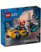 Конструктор LEGO City Great Vehicles - Картинг автомобили и състезатели (60400) - 1t