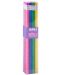 Комплект блестящи моливи с гумичкa Apli - 8 броя - 1t