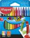 Комплект восъчни пастели Maped Color Peps, 12 цвята - 1t