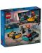Конструктор LEGO City Great Vehicles - Картинг автомобили и състезатели (60400) - 2t