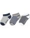 Kомплект детски чорапи Sterntaler - Синьо райе, 31/34 размер, 6-8 г, 3 чифта - 1t