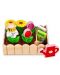 Комплект дървени играчки Lelin - Цветя за засаждане - 1t