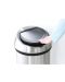 Кош за отпадъци Brabantia - Touch Bin, 60 l, Matt Steel Fingerprint Proof - 5t