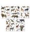 Комплект стикери Apli Kids - Животните от саваната, 50 броя - 2t