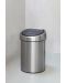 Кош за отпадъци Brabantia - Touch Bin, 3 l, Matt Steel Fingerprint Proof - 9t
