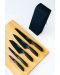 Комплект от 5 домакински ножа с поставка Fiskars - Edge - 3t