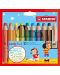 Комплект цветни моливи Stabilo Woody 3 in 1 - 10 цвята - 1t