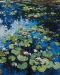 Комплект за рисуване по номера Ideyka - Водни лилии, Клод Моне, 40 х 50 cm - 1t
