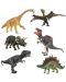 Комплект фигури Kruzzel - Динозаври, 6 броя - 1t