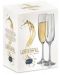 Комплект чаши за шампанско Bohemia - Royal Waterfall, 6 броя x 190 ml - 2t