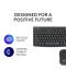 Комплект мишка и клавиатура Logitech - MK295, безжичен, черен - 9t