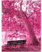 Комплект за рисуване по номера Foska - Розова есен - 1t