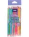 Комплект двувърхи цветни моливи Junior - Ultra Pastel, 12 броя - 1t