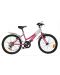 Детско колело Dino Bikes - Дино, бяло и розово, 20" - 1t