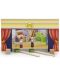 Комплект Viga - Дървен детски куклен театър с магнити, 4 приказки - 3t
