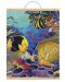 Комплект за рисуване с акрилни бои върху платно Royal - Коралов риф, 31 х 41 cm - 1t