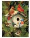 Комплект за рисуване с акрилни бои Royal - Птички, 22 х 30 cm - 1t