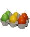 Комплект свещи LCA - Великденски яйца, Shine Mix, 6 броя - 1t
