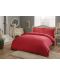 Комплект за спалня от 100% памук TAC - Basic Red, 230 х 260 cm, 4 части - 1t