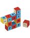 Комплект магнитни кубчета Geomag - Magicube, Word Building EU, 55 части - 4t