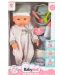 Комплект Tutu Love - Кукла-бебе с аксесоари, сива, 36 cm - 1t