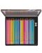 Комплект цветни моливи Daco - 24 цвята, метална кутия - 1t