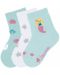 Комплект детски чорапи Sterntaler - с русалка, 23/26 размер, 3 чифта - 1t