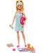Комплект Mattel Barbie Wellness - Време за баня с кученце - 2t